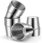 Stainless Steel Double Wall Cups, 300ml Insulated Tumbler Mug (Set of 4)