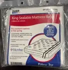 EXTRA THICK SEALABLE MATTRESS BAG DOUBLE ADHESIVE SEAL PREVENTS BED BUGS KING