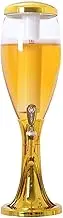 Beverage Containers 3L/101OZ Beer Tower Double Head Luminous Drink Tower, Multi-Purpose Beverage Dispenser for Bar Party Beer Container Gift