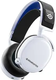 SteelSeries Arctis 7P+ White Wireless USB-C Gaming Headset for PlayStation PC, Mac, & Nintendo Switch - Lossless 2.4 GHz - 30 Hour Battery Life - 7.1 Surround Spatial Audio