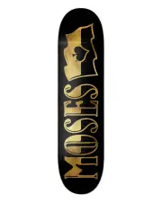 KFD PREMIUM SKATEBOARD DECK MOSES PRO MODEL FLAGSHIP GOLD 8.25