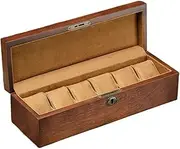 [ACLIC] Watch Case 6 Grid Home Watch Storage Boxes High-end Wooden Watch Organizers Jewelry Sorting and Collection Boxes with Locks Watch Display Box