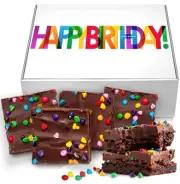 Large Chocolate Brownies Gift Box Nut Free Kosher for Men and Women