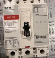 Eaton 80 Amp 3-pole HFD3080BP10 Breaker