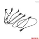 Vitoos 6 路電極菊花鏈線束電纜銅線用於吉他效果電源適配器分配器[16][新到貨]