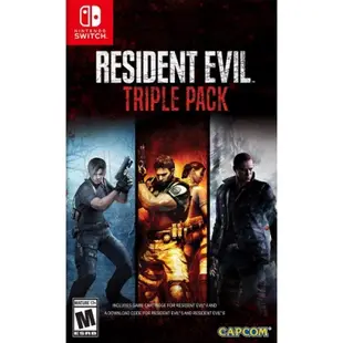 NS 惡靈古堡 三重包 Resident Evil - NS Switch 中英日文美版