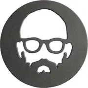 Babish Cookware Cast Iron, 8-Inch, Preseasoned Face Trivet