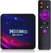 CHROX Android 12.0 TV Box,4GB RAM 64GB ROM Smart TV Box RK3318 CPU, 2.4G/5G Dual Wi-Fi, 4K Ultra HD, Bluetooth 5.0, H.265, USB 2.0, with HDMI Cable and Remote Control,4gb+32gb