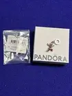 Pandora Disney Christmas Minnie Mouse Ice Skating Dangle Charm 793530C01 NEW