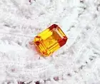 Natural Yellow Sapphire Emerald Cut 2.65 Ct Certified Loose Gemstone For sale