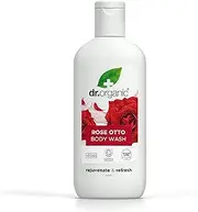 Dr Organic Rose Otto Body Wash, Shower Gel, Mens, Womens, Natural, Vegan, Cruelty-Free, Paraben & SLS-Free, Organic, 250ml, Packaging may vary