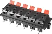 uxcell Double Row 12 Pin 12 Position Spring Loaded Speaker Terminal Board