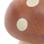 Mushroom LED Table Lamp Wooden Warm Light Stepless Dimming Rechargeable AU