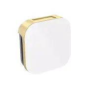 Mr Steam 104104 Brass/White Itempo Round Steam Head Only