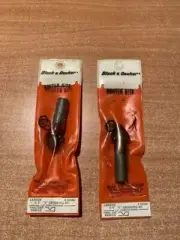 Black & Decker carbide router bits V groove 1/2" shank NEW X 2