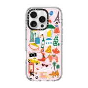 iPhone 16 Pro Clear Case MagSafe Compatible GLOBETROTTER