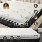 8CM Memory Foam Mattress Topper Underlay Bedding Pad Mat Bamboo Fabric Cover