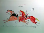 Plains Indian Ledger Book Art - Rare Milwaukee Public Museum 34 Plate Portfolio