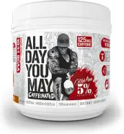 5% Nutrition Rich Piana Alldayyoumay Caffeinated BCAA Energy Powder | Premium Pr