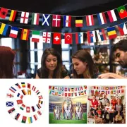 2024 European Football Championship Bunting Flags European Flag Bunting 2024 New