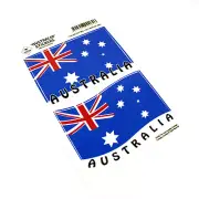 Australian Made Road Sign Australia Flags Aussie Souvenir 2 Vinyl Sticker Decals