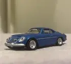 Diecast Norev alpine A110 Blue 1/54 3 inches 1970 - Renault - New Without Box