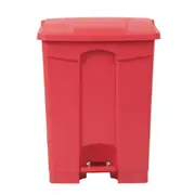 EDLP - Jantex Kitchen Pedal Bin Red - 65Ltr
