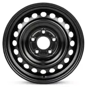 New 15x6 inch Rim for Kia Forte 2014-2018 Black Painted 15 in Steel Wheel (for: Kia)