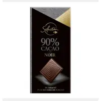在飛比找蝦皮購物優惠-家樂福精選90%特黑巧克力80g 本店滿520私訊享超商免運