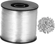 SHINEOFI Strong Nylon Fishing Line 200m Fish Wire Invisible String Frame Wire for Hanging Decor Craft Saltwater Freshwater