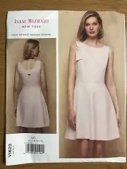 VOGUE Sewing Pattern V1623 Misses' Dress Fitted Thru Bust, Lined