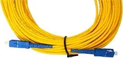SM SX 3mm 3m 5m 10m 15m 20m 30m 50m 100m 19/12 5umfiber optical jump cable SC/PC-SC/PC Fiber Optic Patch Cord (Color : Yellow 5M)