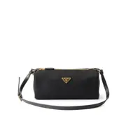 [Prada] Prada Triangle Logo Pouch ONE SIZE BLACK