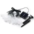 100 LED Solar String Lights Raindrop String Fairy Lights for Patio Garden4603