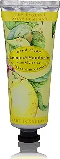 The English Soap Company Hand Cream, Citrus Hand Cream, Moisturising Hand Cream for Men and Women, Lemon and Mandarin Scent 75ml