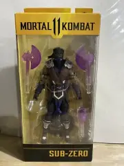 McFarlane Toys Action Figure Mortal Kombat 11 Sub-Zero Winter Purple Variant 7"