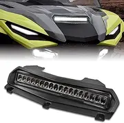 SAUTVS LED Auxiliary Light Kit for Yamaha RMAX2/ RMAX4, Front Hood Accent Light Hood Daytime Running Light for Yamaha Wolverine RMAX2/ RMAX4 1000 2021 2022 2023 Accessories (1PCS)