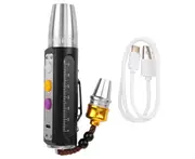 UV Flashlight 395nm Super Bright Ultra Violet Black Light LED Flashlight for Money Inspection Cat Moss Detection