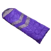 Mountview Single Sleeping Bag Outdoor Purple Camping Hiking Thermal Tent Bags