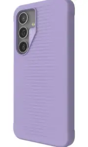 ZAGG Luxe Samsung Galaxy S24 Case – Graphene-Enhanced, Ultra-Slim Purple