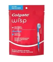 Colgate Max Fresh Wisp Disposable Mini Toothbrush Peppermint 24 Count