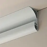 LED Indirect Lighting Ceiling Molding, Set of 6 Skirting Baseboard Aluminum Channel, Home Decor Linear Light Cover Trim for Living Room, Cabinet, Office(6x8cm(2 3/8x3 1/8"))