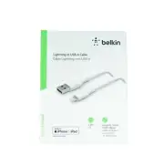 BELKIN BOOST CHARGE LIGHTNING TO USB-A CABLE MFI-CERTIFIED 1M WHITE CAA001BT1MWH