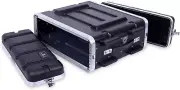 Stackable 3U Rack Case, Standard 19.25” Depth, Polyethylene Hard-Shell Construct