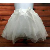 在飛比找蝦皮購物優惠-新竹金奇童裝女童白色灰色蓬蓬裙褲裙兒童白色紗裙