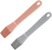 Luxshiny Silicone Cooking Oil Brush Set BBQ Basting Brush for Cooking Heatproof Easy Clean Compact