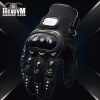 在飛比找PChome24h購物優惠-【品樂．HeavyM】Pro-Biker重機防滑防摔騎行全指