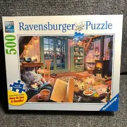 Ravensburger Puzzle #149674 - Cozy Retreat 500 Pcs Large Piece Format New Sealed