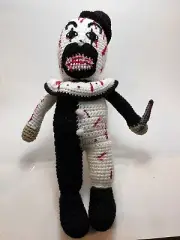 CROCHET ART THE CLOWN DOLL. 18 INCHES TALL