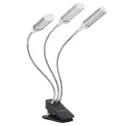 LED Grow Light, 3 Head 144LED Grow Light 360¡« Adjustable Full Spectrum Silver